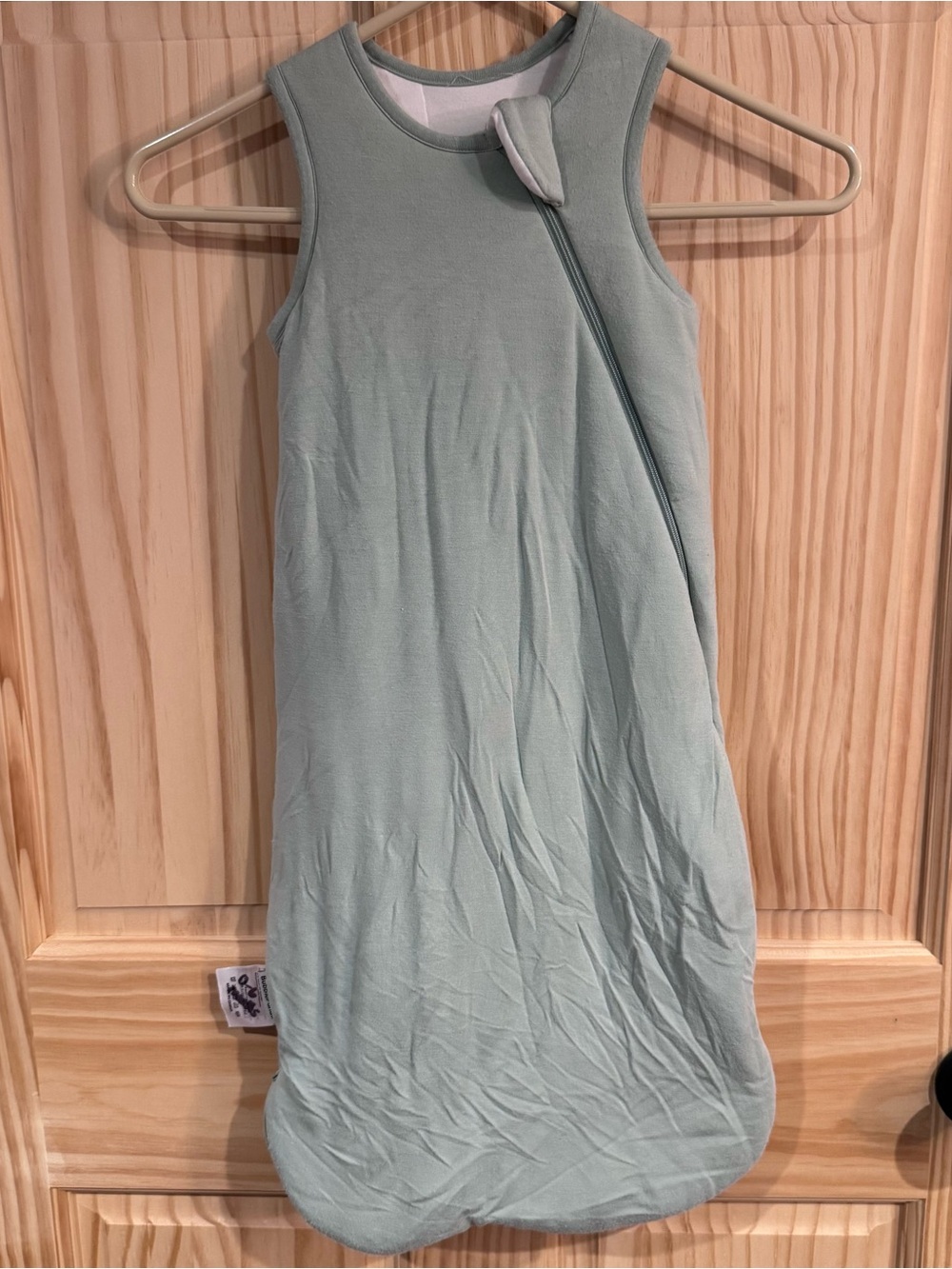 BubblePanda Baby Sleep Sack Sage Green 2.5 TOG Bamboo‎ Rayon Size Small 50-68cm